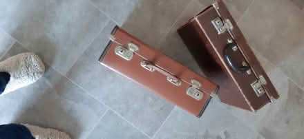 Photo of free 2 old small cases. (Shepshed LE12) #3