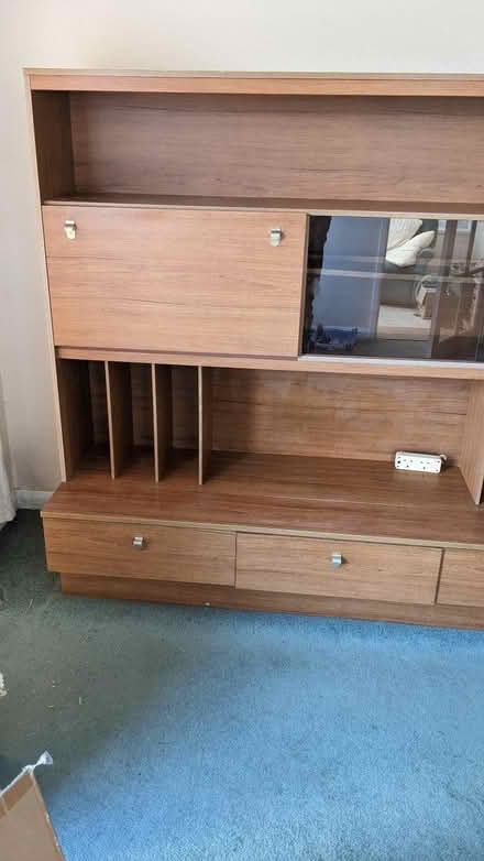 Photo of free Wall display cupboard Cabinet 1970s (Portchester PO16) #4