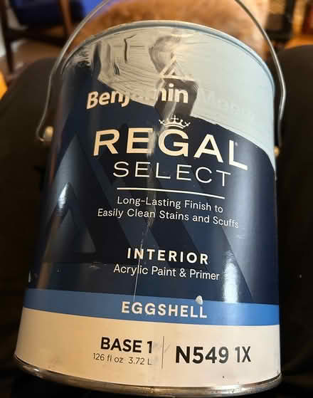 Photo of free Interior eggshell paint (pale blue) (Petworth) #2