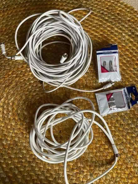 Photo of free Coaxial cables and adapters (Eynsham OX29) #2