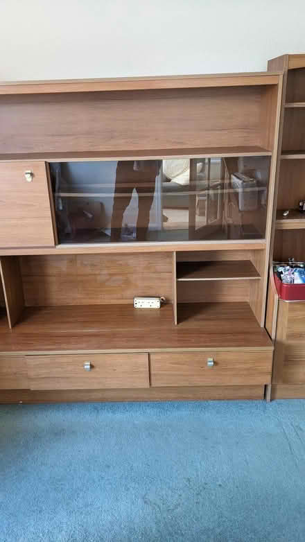 Photo of free Wall display cupboard Cabinet 1970s (Portchester PO16) #2