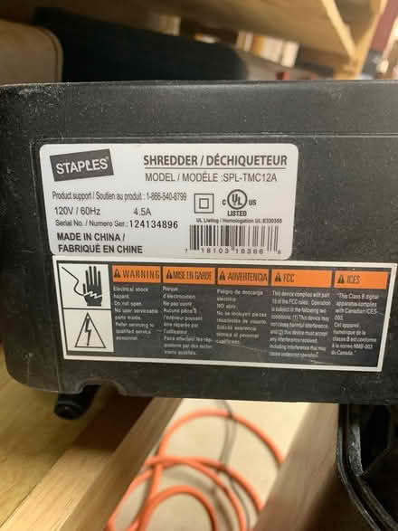 Photo of Paper Shredder (Westford, MA) #1