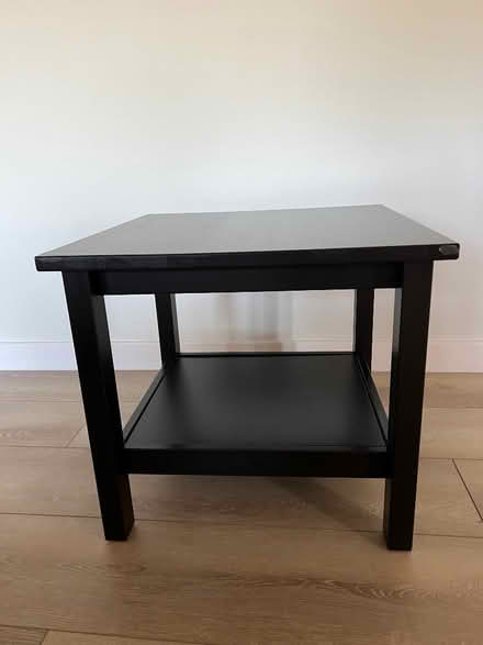 Photo of free Ikea side table in black (Cleghorn ML11) #2