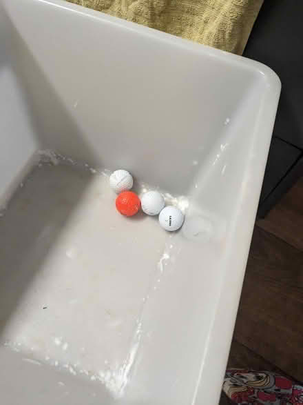Photo of free Four golf balls (Podsmead GL1) #1