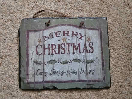 Photo of free Slate Christmas Decoration (Burghfield Common (RG7)) #1