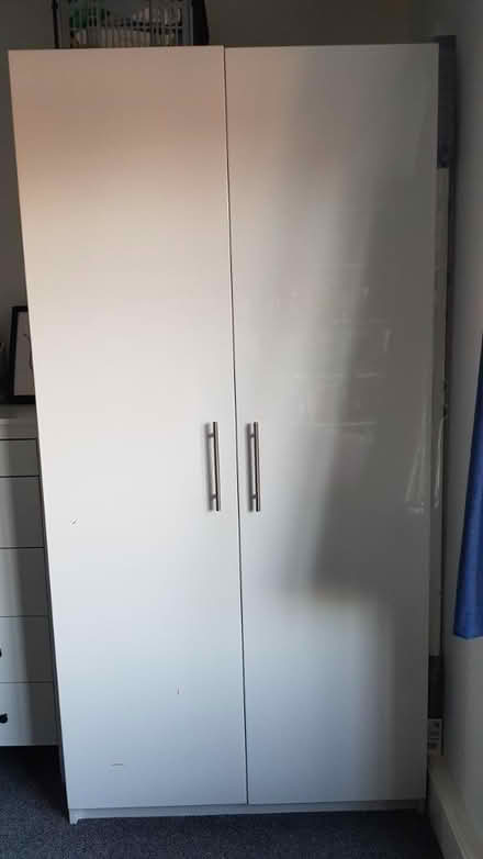Photo of free Large white wardrobe (W5 - Grange Road (Sutton Ct)) #1