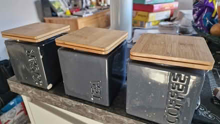 Photo of free Tea coffee and sugar caddies (Manchester freecycle) #1