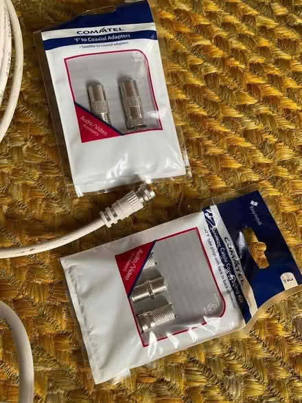 Photo of free Coaxial cables and adapters (Eynsham OX29) #1
