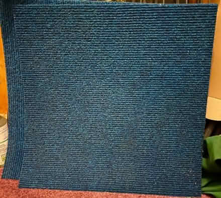 Photo of free Teal industrial carpet tiles (SW9 Oval) #1