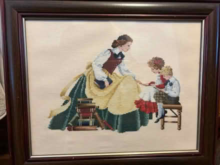 Photo of free Framed Cross stitch pic (Seatonville NE25) #1
