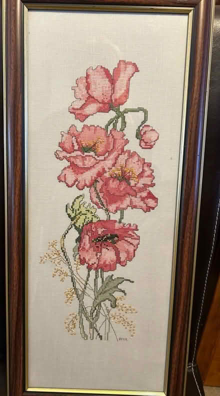 Photo of free Cross stitch framed pic (Seatonville NE25) #1