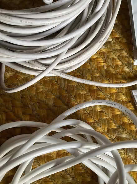Photo of free Coaxial cables and adapters (Eynsham OX29) #3