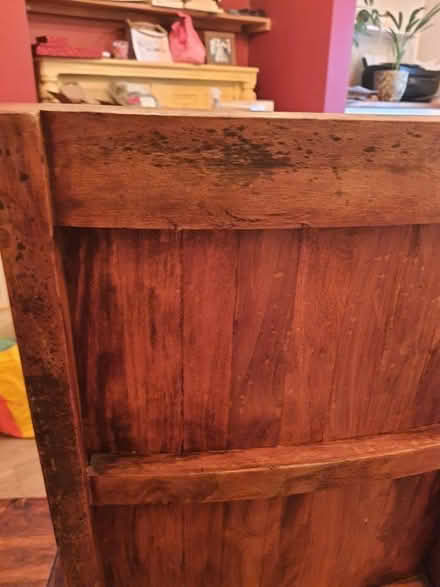 Photo of free 4 solid Wooden chairs (Denmead PO7) #1