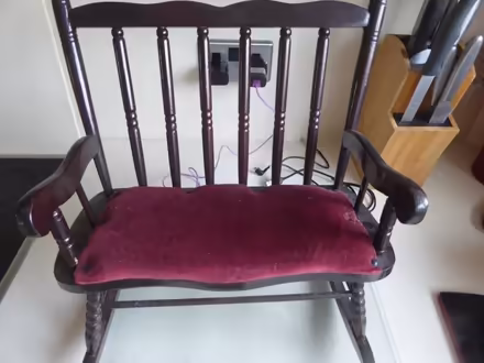 Photo of free Small rocking chair for dolls etc 15" across (Creigiau Rhiwledyn LL30) #1