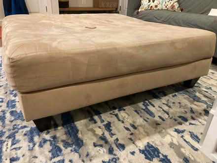 Photo of free Large beige Ottoman (Clarksburg) #1
