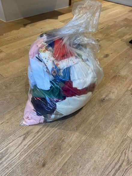 Photo of free Bag of mixed texture material scraps for collage (Townsend AL3) #1