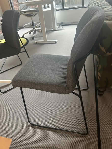 Photo of free 4 Johanson Charcoal Grey Chairs (Tribeca) #3