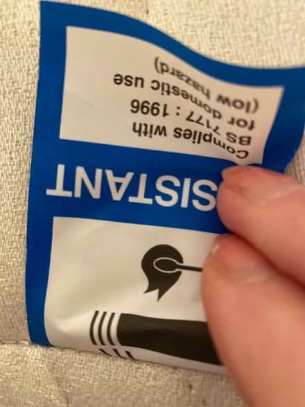 Photo of free King size bed with fire labels and Sealy Mattress (Southport PR9) #2