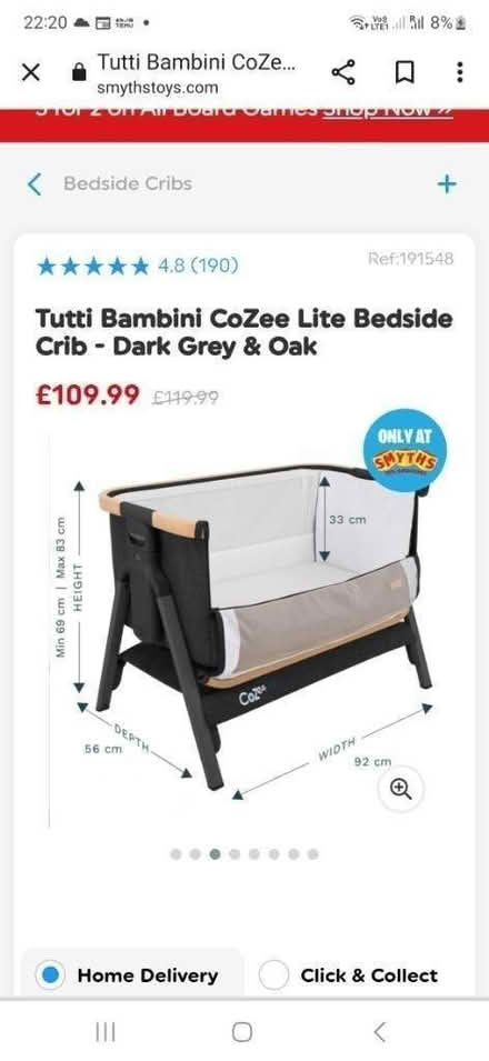 Photo of free Baby cot (Hornsey N8) #2
