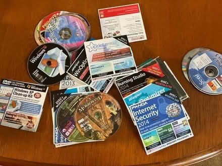 Photo of free PC Magazine cover disks (Stannington S6) #1