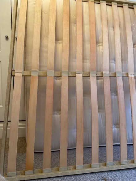 Photo of free King size bed with fire labels and Sealy Mattress (Southport PR9) #1