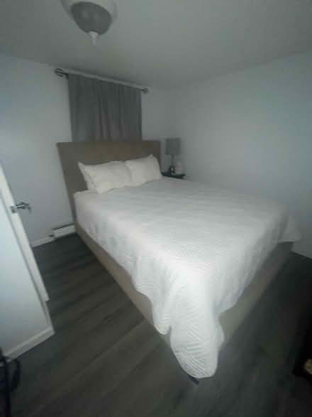 Photo of free Queen Bedframe + Headboard (Jamaica, Queens, NY) #1