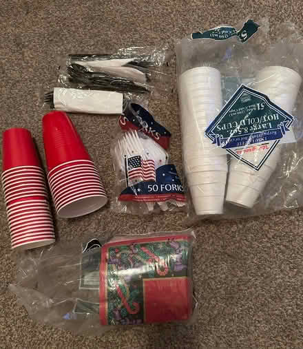Photo of free Misc cups, forks, napkins (Dundee & Hicks Palatine) #1