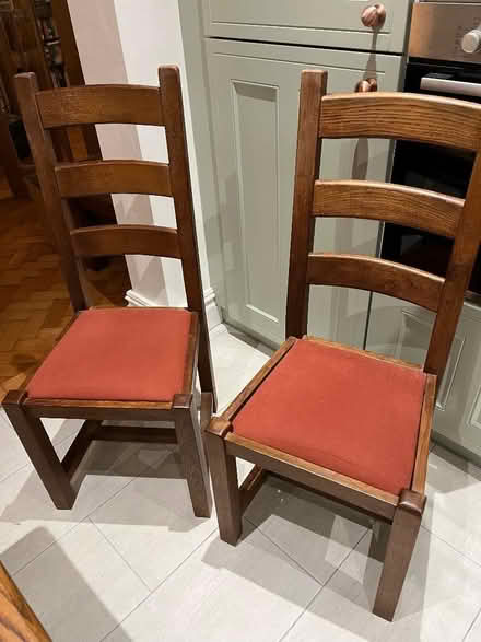 Photo of free Pair of dining chairs (Buxton Central SK17) #1