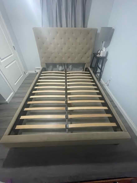 Photo of free Queen Bedframe + Headboard (Jamaica, Queens, NY) #2