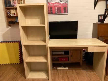 Photo of free Desk and book case (Stanton CH63) #1
