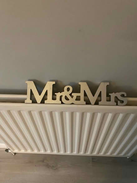 Photo of free Mr & Mrs sign (L38) #1