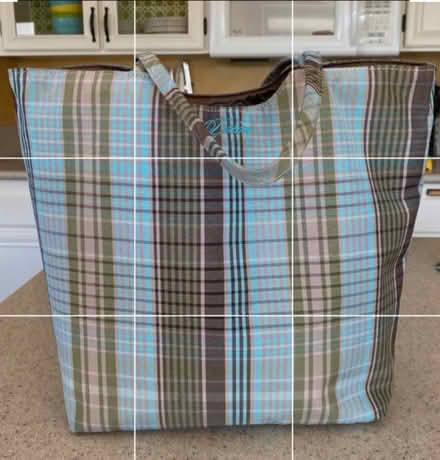 Photo of free Plaid canvas bag (Hwy 76, Rancho Del Oro, O’side) #2