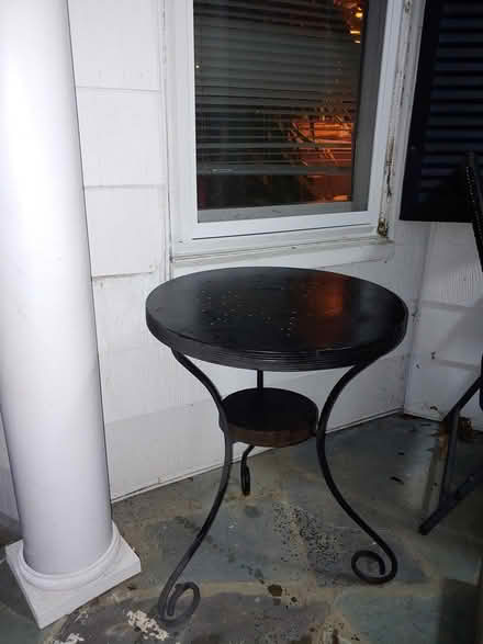 Photo of free Small wrought iron table (Randolph, MA) #1