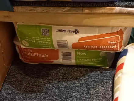 Photo of free Finishing plaster 2 x 25kg (Breadsall Hilltop) #1