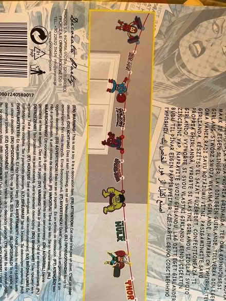 Photo of free 3 x kids Marvel birthday garlands (Harborne B17) #2