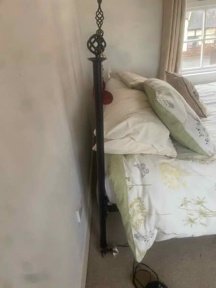 Photo of free Double metal bed (Brimfield, Ludlow) #1