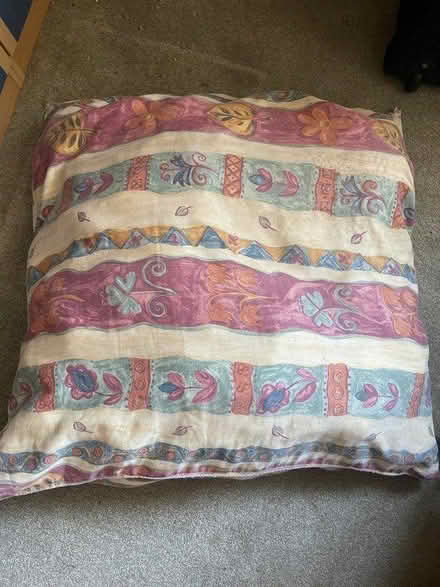 Photo of free Large squishy cushion (Wrestlingworth nr Biggleswade) #1
