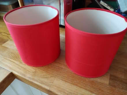 Photo of free 2x lamp shades (Purley on Thames RG8) #1