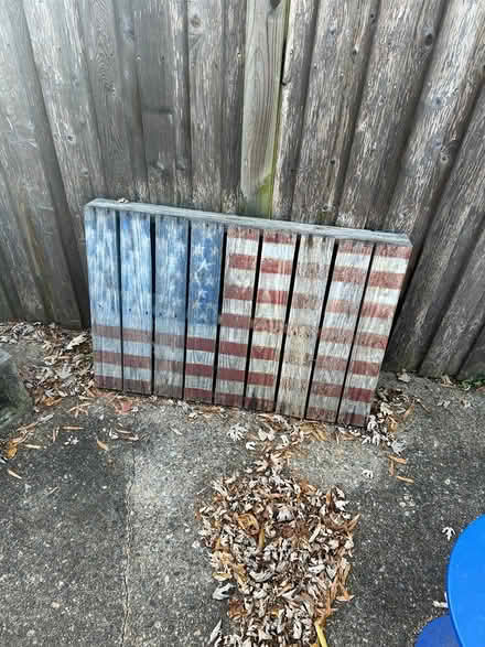 Photo of free American flag rustic art (Petworth) #1