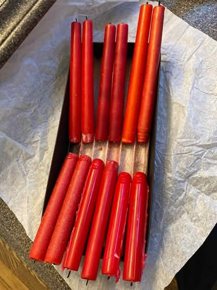 Photo of free Red Taper Candles (south evanston) #1