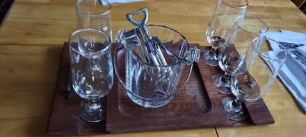 Photo of free Cheese tray/glasses (Everett) #1