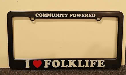 Photo of free Folk Life license plate frame (Magnuson) #1