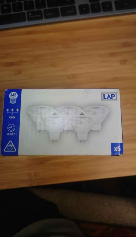 Photo of free LED GU5.3 bulbs 4000k 4.5w x5 (N16) #2