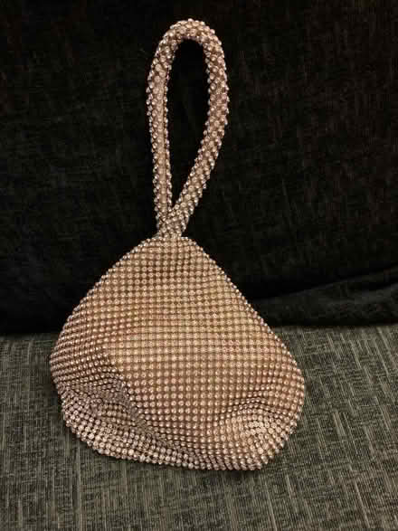 Photo of free Rose gold diamanté evening bag see description (Wboro station area NN8) #2