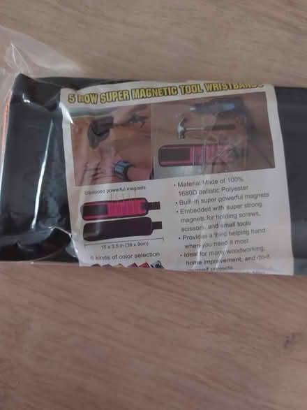 Photo of free Magnetic Tools Wristband (S60 Catcliffe) #1