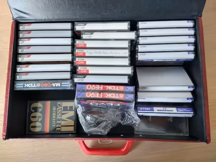 Photo of free Recordable cassette tapes + case (Collier Row RM5) #3