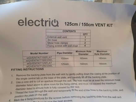 Photo of free Universal 150mm Cowl Vent Kit (S2, Heeley) #1