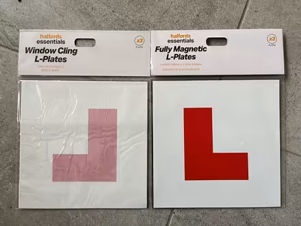 Photo of free L plates (Kidbrooke SE9) #1