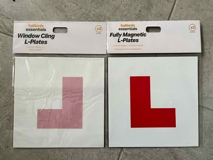 Photo of free L plates (Kidbrooke SE9) #1