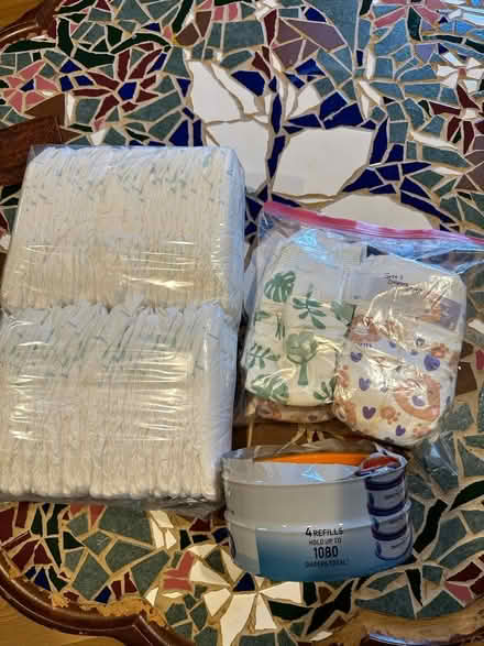 Photo of free Size 2 and 3 Diapers, pail refills (Silver spring) #1